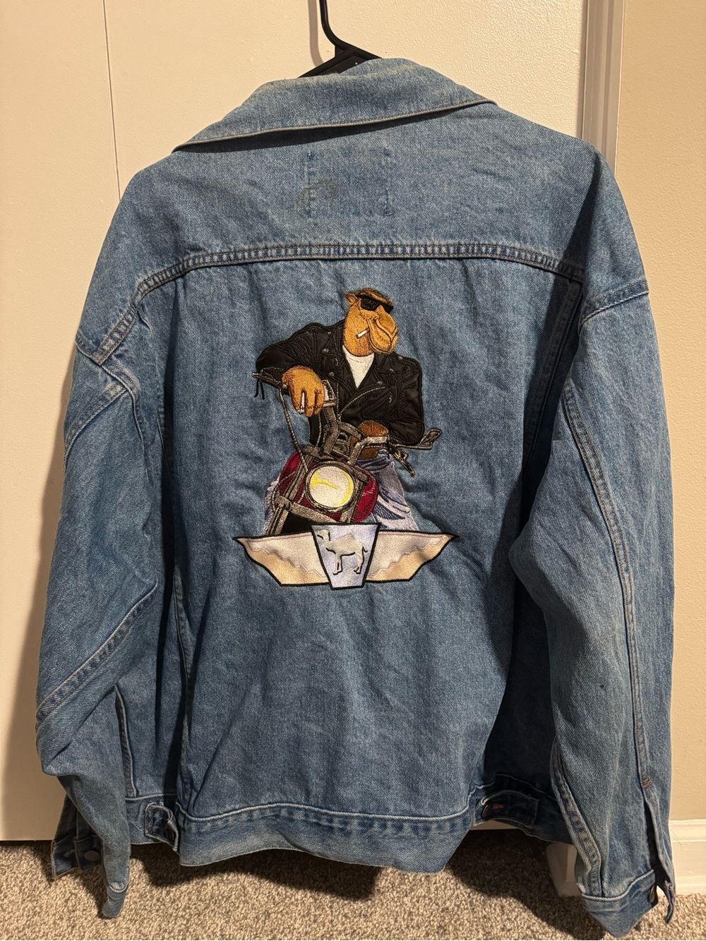 Rare Vintage 90s Camel Denim Jacket